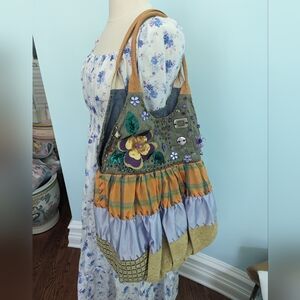 Boho OOAK artisan made bag/purse